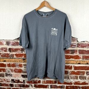 Vintage Island Hoppers Shirt Size XL Grey Short Sleeve Florida Keys Travel